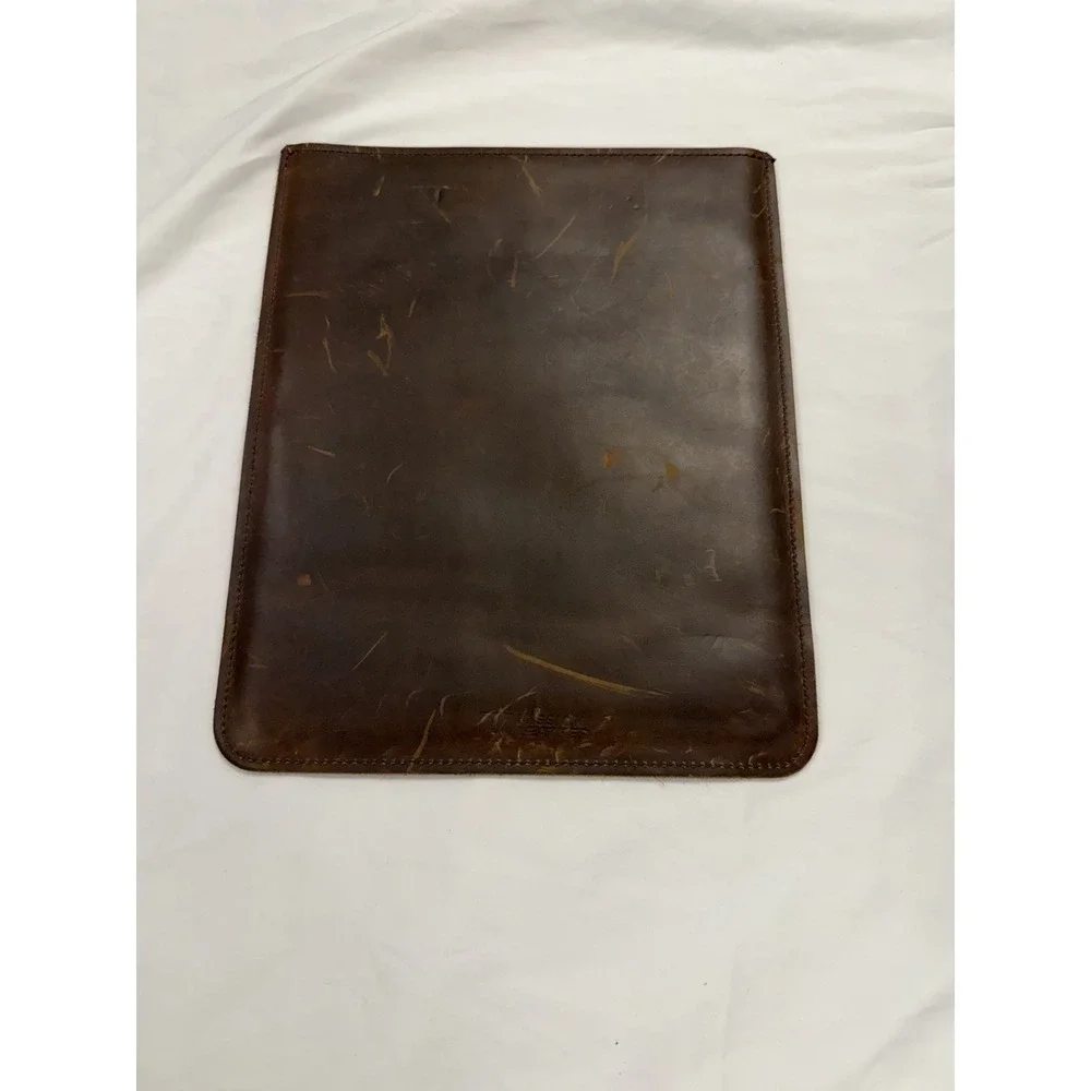 Mission Leather Sleeve Cover Case for Inch iPad Pro Brown Vertical